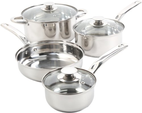 Sunbeam Anston, 7-Piece Cookware Set, Silver
