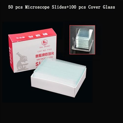 Lames de microscope 50 pièces et 100 verres de couverture pour échantillon - 3