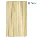 Worown 60 Pcs 15.7 Inch Strong Natural Bamboo Sticks, Wood Craft Sticks, Extra Long Sticks, 9.5 mm Width Wood Strips for Craft Projects