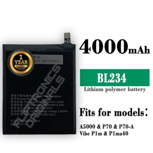 Image of BL234 Battery for Lenovo P70 P70T P1m Battery with 1 Year Warranty**** (U66)