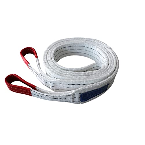 Lifting Sling 5 Tonne Durable Lifting Sling Tow Strap Cargo Sling Rated Strap Lifting Sling Tow Strap Cargo Sling Rated Strap Lifting Straps for Hoist (Color : 5T, Size : 6M)