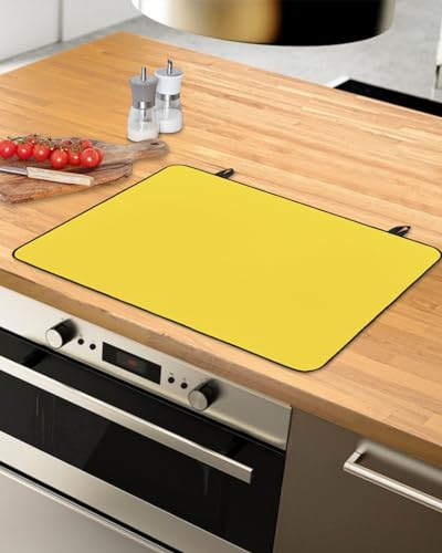 Stove Cover Stove Top Covers for Electric Stove Pure Yellow