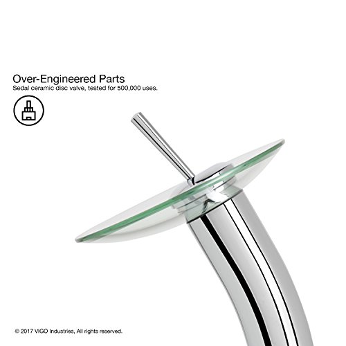 Vigo Waterfall 11.5 Inch H Single Hole Single Handle Bathroom Faucet In Chrome - Vessel Sink Faucet Vg03002Ch #TOP3