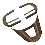 [ネクサスジャパン] ダイハツ対応 内装 ステアリングパネル カバー 3P インテリアパネル パーツ ガーニッシュ カスタム ドレスアップ ムーヴ LA850S LA860S 40アルファード近似色 ゴールド 簡単取付