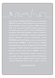 Hochwertiges Poster Hammer Wörter #1 Skyline | Handmade 