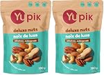 Yupik Mélange de Noix Deluxe Grillées Salées, 200 g, Casher, Sans Gluten, Non-OGM, Mélange Savoureux d'Amandes, Noix de Cajou, Noix du Brésil, Noisettes et Pacanes, Mélange Croquant, Snacks Protéinés Nutritifs