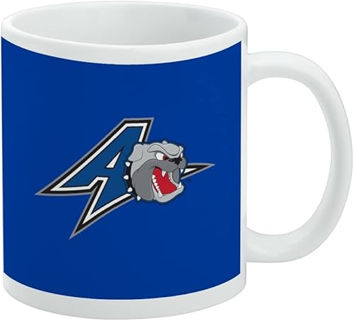 Vista 329 de Taza de cerámica con el logotipo principal de la Universidad de St. John, taza de regalo novedosa para café, té y bebidas calientes, 11oz, blanca