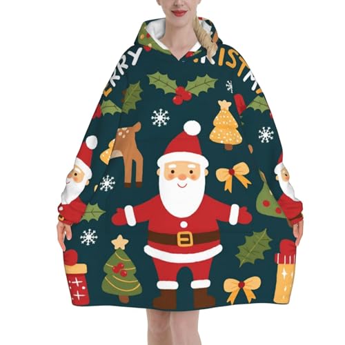 Couverture à capuche en flanelle grande taille contre le froid hivernal