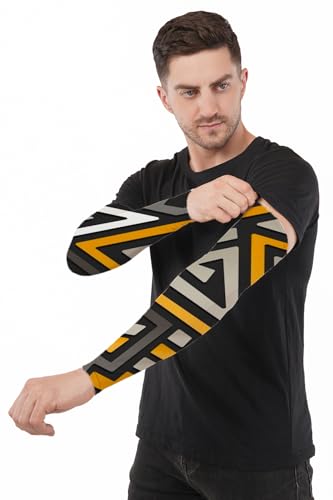 Image of Arm Sleeve For Men women Fully Stretchable Sun UV Ray Dust Protection Bike Riding Cycling Gloves Cricket Golf Football Soft Hand Gloves sleeves