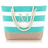 YOOLIFE Birthday Gifts for Women, Travel Swim Pool Beach Tote Bag with Zipper Friends Friendship Mom