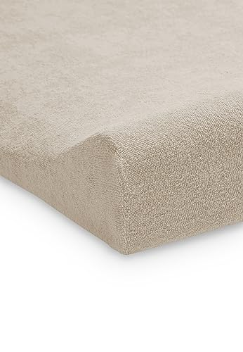 Jollein 550-503-00093 Wickeltuchabdeckung Frottee 50x70cm Nougat, beige, 275 g – Ansicht 6