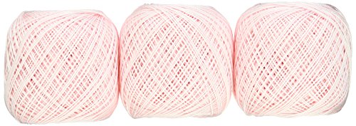 オリムパス製絲 金票 レース糸 #40 Col.101 ピンク 系 10g 約89m 3玉セット