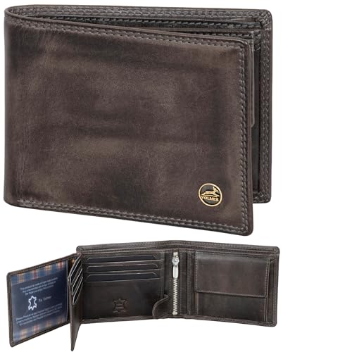 Fa.Volmer Leder Geldbörse Herren mit RFID-Schutz - extra-stabile ...