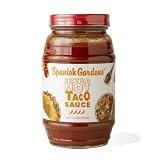 Spanish Gardens Taco Sauce (6 Pack) — Extra Hot Taco Sauce for Authentic Mexican Food — Original Family...