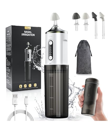 CYOUH Nasales Bewässerungssystem: kabellose Nasenspülmaschine...
