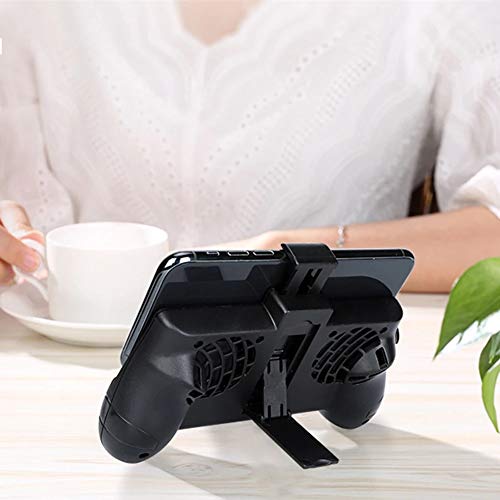Contrôleur de jeu mobile avec ventilateur de refroidissement noir pour bureau - 5