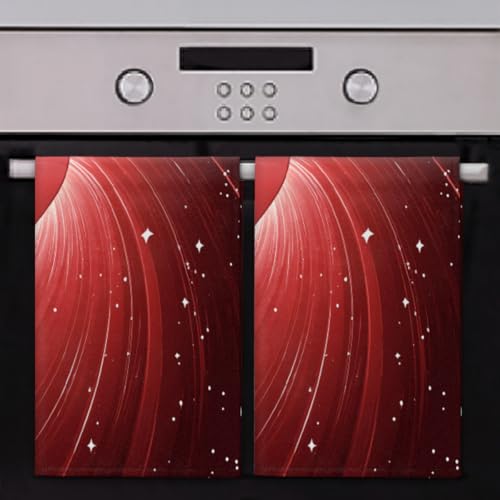 Torchons de cuisine microfibre à séchage rapide motif cœur 45x72 - 7