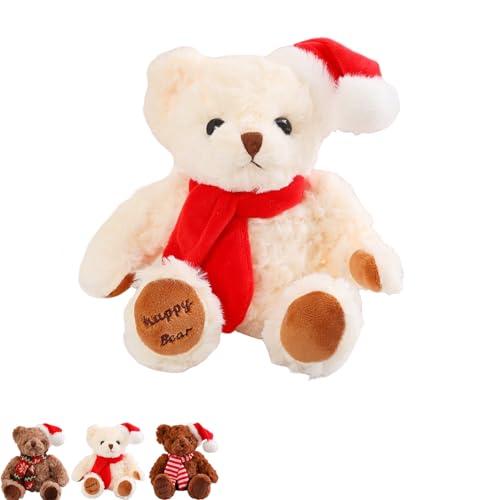COSORO 20cm Oso de Peluche Teddy Bear Juguete Navidad,Lindo Happy Bear Oso Peluche Blanco Peluches Pequeños,Suave Muñeco de Peluches Animal Juguete Regalo para Niños y Niñas Navidad y Cumpleaños COSORO 20cm Oso de Peluche Teddy Bear Juguete Navidad,Lindo Happy Bear Oso Peluche Blanco Peluches Pequeños,Suave Muñeco de Peluches Animal Juguete Regalo para Niños y Niñas Navidad y Cumpleaños