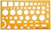 Maped - Normografo per schizzi e diagrammi - Tracciatore di forme tecniche -...