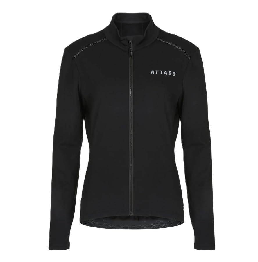 Veste de cyclisme femme route ATTABO manches longues coupe-vent maillot thermique