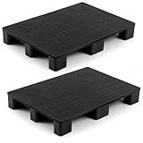 Vercraft 2 Pcs Plastic Pallet for Basement Storage Easy Stack Lightweight Floor Pallet Display Flooring Room...