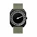 Produktbild slow Jo 15 - Olive Green Canvas, Black Case, Black Dial - Swiss Made
