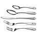 New Star Foodservice 58918 Shell Pattern, 18/0 Stainless Steel, 60 piece Flatware Set