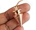 Copper Metal Dowsing Pendulum, Unique Design Reiki Chakra Pendulum, Cone Shape Designer Healing Pendulum. Pendulum for Divination.