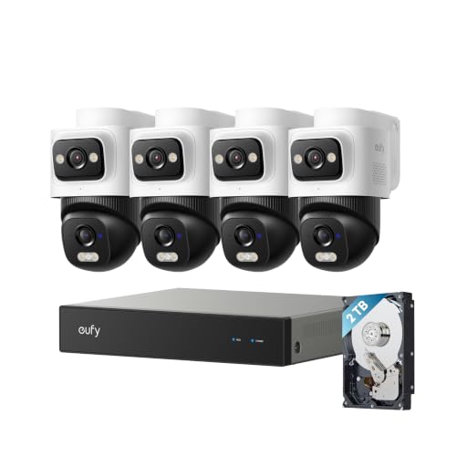eufy NVR System E50 4-Cam Kit 4K Dual-Lens Bullet-PTZ 2TB HDD 24/7 Recording Color Night Vision - image 1