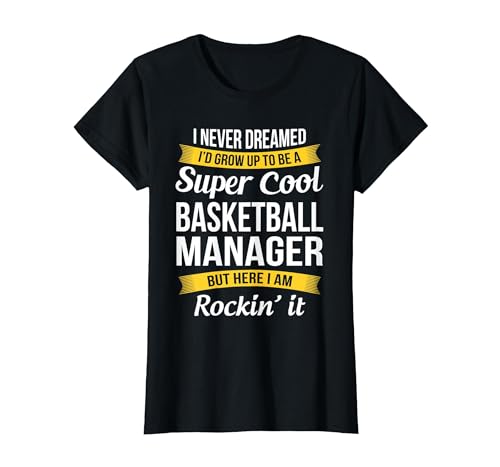 Basketball Manager Women’s T-Shirt, Black, Small