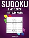 Sudoku Rätselbuch Mittelschwer: 250 Sudokus, mittelschweres-Niveau mit Antworten - Großdruck
