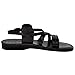 Holy Land Market Men/Women Biblical Jesus Leather Sandals/Slides From Jerusalem (Black Style II)