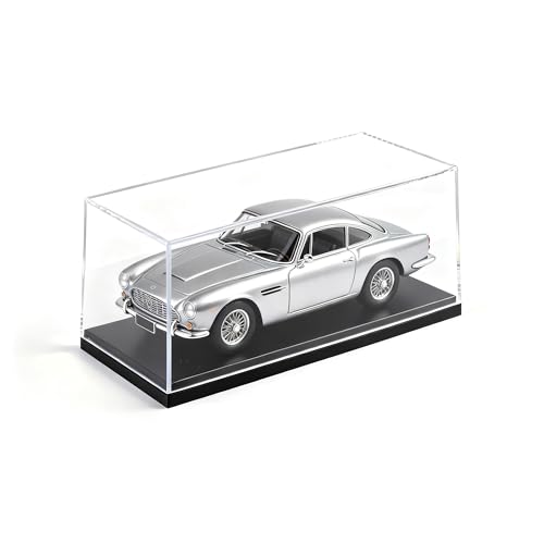 Model Car Display Case, 1:43 Scale Acrylic Display Box for Cars, Stackable Dustproof Storage Boxes for Collectibles, Figures and Memorabilia, 6.4 x 2.8 x 2.3 inch