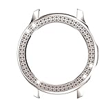 Hemobllo Uhrenrahmen Kompatibel für Samsung Active 2 Strass Uhrenzubehör Uhrenschutzhülle Abdeckung