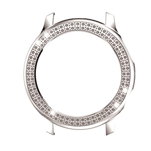 Preisvergleich Produktbild Hemobllo Uhrenrahmen Kompatibel für Samsung Active 2 Strass Uhrenzubehör Uhrenschutzhülle Abdeckung