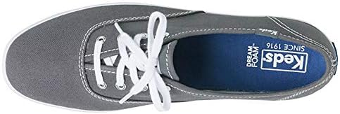 Keds Women's Champion Lace Up Sneaker, Dark Grey Canvas, 13 | Image 5
