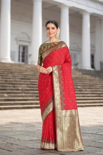 Monjolika Fashion kanjivaram silk saree in soft silk – image 3