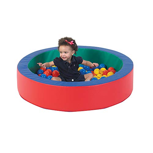 Children's Factory-CF331-334 Mini-Nest Ball Pool for Toddlers and Kids, Indoor Outdoor Soft Foam Round Ball Pit, Baby Play Yard, Kiddie Dry Pool, Multi - Thumbnail 4