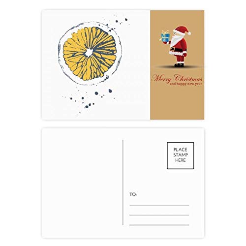 Cartes postales aquarelle citron à offrir ou pour accompagner vos cadeaux de Noël créatifs