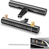 Aromatizador de Carro Unissex com Clipes para Ventilação – Perfume Automotivo Premium com Fragrâncias Naturais e 2 Bonequinhos de Silicone – Difusor de Ar e Aromaterapia (1 unidade)