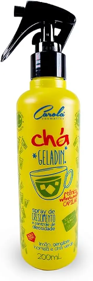 Tônico Capilar Chá Geladin 200ml – Crescimento e Saúde do Couro Cabeludo