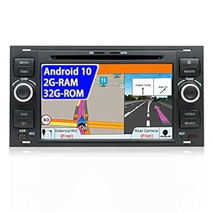 JOYX Android 10 Auto Stereo Hoofdeenheid Voor Ford C-Max/Connect/Fiesta/Focus/Fusion/Galaxy/Kuga S-Max/Transit/Mondeo…