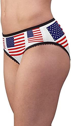 SpreadPassion American Flag Panties, American Flag Underwear, Briefs, Cotton Briefs, Funny Underwear, Panties For Women