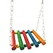 Bird Chicken Hamster Parrot Parakeet Budgie Pet Cat Play Swing Standing Perch Toys Colorful by Mr Teck