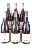  lot de 6 bouteilles hautes côtes de nuits château de villars fontaine le haute côte rouge 1998 - bourgogne