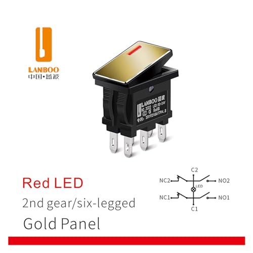 Interrupteur compact alu pour rénovation électrique et commande 220V