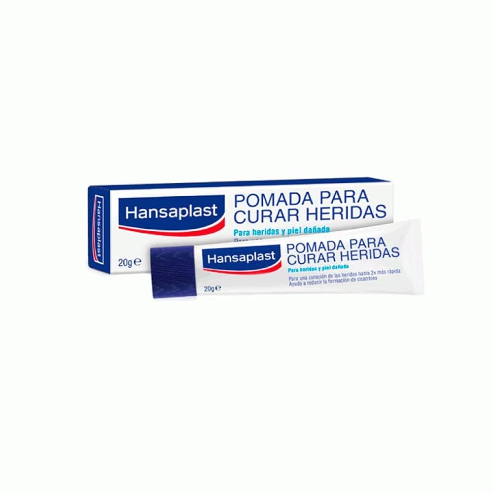 Hansaplast Pomada para curar heridas, Crema cicatrizante delicada que favorece la curación, Menos riesgo de cicatrices, Pomada cicatrizante apta para bebés I 20 g