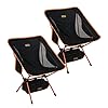 TREKOLOGY YIZI GO Portable Camping Chair with Adjustable Height – Compact Ultra Light Folding Travel Chair with Carry Bag, with a Capacity of up to 135 kg