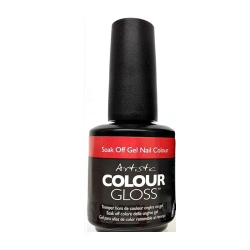 Gel de color brillante rojo cereza 3058 Hotzy para diseño de uñas Soak Off