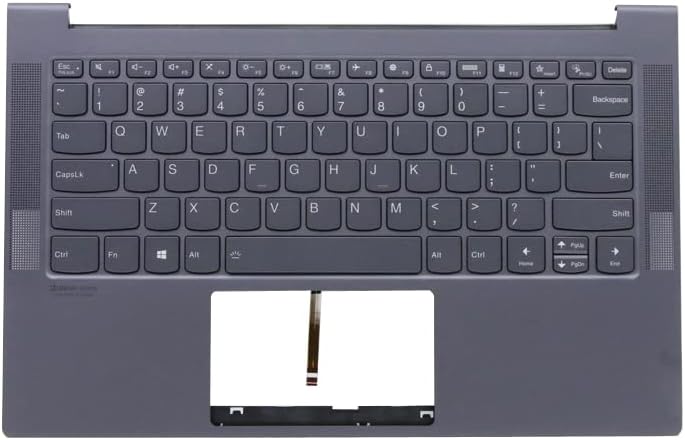 Laptop PalmRest&Keyboard for Lenovo Ideapad Yoga Slim 7-14IIL05 82A1 English US 5CB0X55867 Upper Case with Backlit